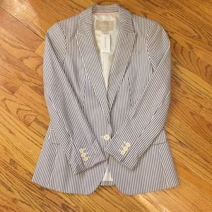 Banana Republic seer sucker blazer
